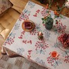 patdrea French Linen Table Cloth Soft Breathable Tabletop Cover Decorative