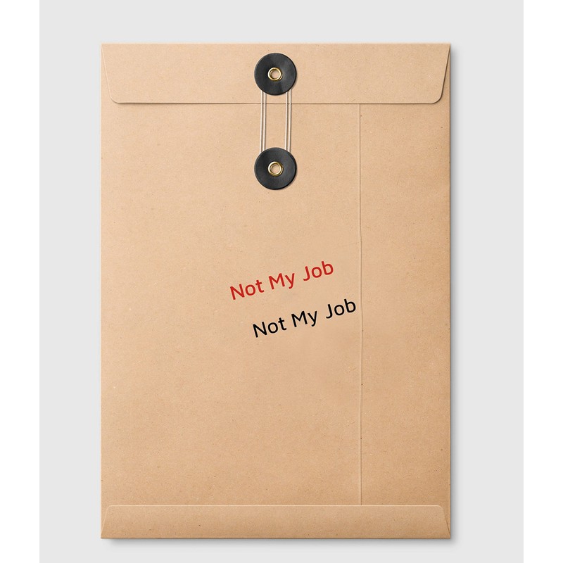 Printtoo Not My Job Self Inking Rubber Stamp Pre,Inked Office