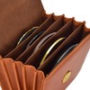 Lens Filter Case, 5 Layers Lens Filter Pouch PU Leather