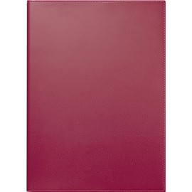 BRUNNEN Book Calendar Model 781 (2025), 2 Pages = 1 Week, A4, 144 Pages, Calendar Cover, Faux Leather, Cassandra, Red