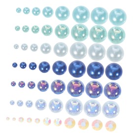 LALAFINA Flatback Rhinestones Nail Charms DIY Nail Art Adornments Multi-Function Decorative Set