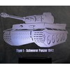 Tiger I Panzer Lampe LED 3D – Schwerer Panzer 1942