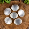 Natural Cat Eye Selenite Palm Worry Stone Polished Crystal Minerals