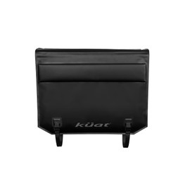 KUAT HUK 25" Straight Durable Soft-Touch TPU Padded Pickup Truck Tailgate Bike Hauling Transportation Easy-Access Protective Pad w/Nylon Straps, Metal G-Hook Buckles & Roll-Up Window, Black