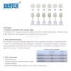 3 Pcs Dentex Dental Acid Etching Gel 37% for enamel