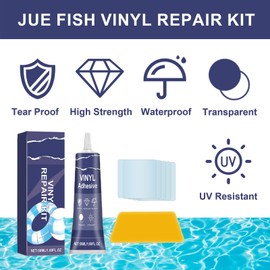 Air Mattress Patch Kit | Pool Liner Patch Kit Waterproof PVC Glue,Leak-Proof Transparent Sealants Heavy Duty Tool Set Pool Maintenance for Tents Ground Raft