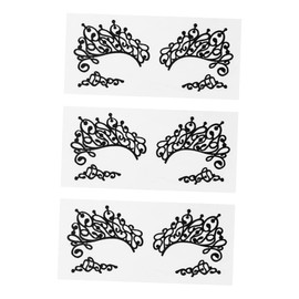 Baluue 3 Pairs Eye Liner Stickers Reusable Makeup Eye Decals for Masquerade Balls Festivals and Costume Parties Fine Craftsmanship for Mysterious Looks