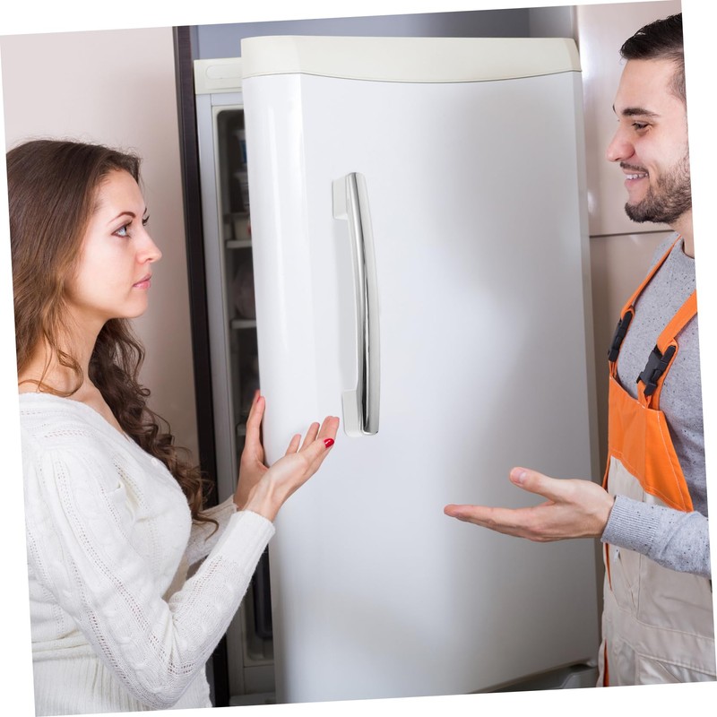 Zerodeko Universal Freezer Door Handle: Nonslip Refrigerator Door Pull Replacement