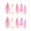 Rchovsam xl Tip Press on Nails Long Almond Fake Nails