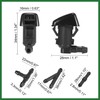 Motoforti Front Windshield Wiper Nozzles Kit for Lincoln MKX with