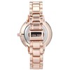 NINE WEST Women's Crystal Accented Bracelet Watch, Rose Gold/Navy, NW/2098NVRG