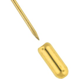 25 Pack - PinMart's Tie Pin Backing Lapel Stick Pin End Cap - Gold