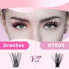 OranSee Kit de Extensiones de Pestañas DIY Volumen, Kit de