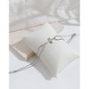Rockyu Womens Silver Cross Bracelet Adjustable Double Ball Chain Hypoallergenic