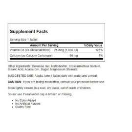 Nature Made Vitamin D3 5000 IU Ultra Strength Softgels - 180 Count