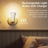 Ostwiki 10 Pack Rechargeable Light Bulbs, Emergency Light Bulbs for
