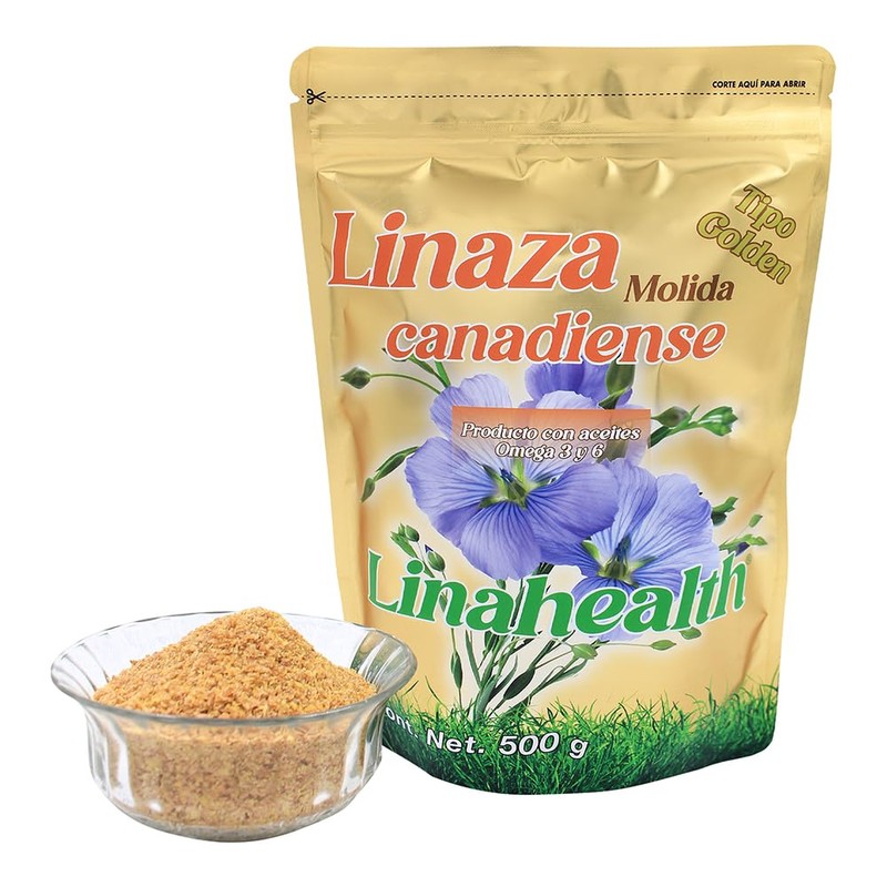 Linaza Molida Canadiense Tipo Golden Linahealth 500g