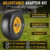 13x5.00-6 Flat Free Tire and Wheel Lawn Mower Tires, 13x5.0-6