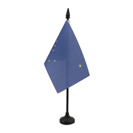 AZ FLAG Alaska Table Flag 15 x 10 cm – State of Alaska Table Flag 10 x 15 cm – Flags
