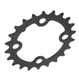 Dilwe 64mm Bicycle Chainring, 22T Bicycle Chainring Carbon Steel Anti Deformation 8 9 10 Speed Chain Rings for Most Bike Models