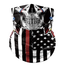 American Flag Neck Gaiter Neck Cover for Sun Protection Breathable Cooling Neck Scarf for Men Women Outdoor Sporting