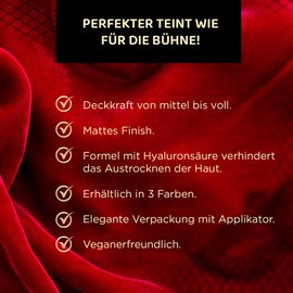 Eveline Cosmetics Variété Minerales Puder-Make-up mit Hyaluronsäure – Leichte Formel, 93% Mineralische Inhaltsstoffe, Vegan, Mittlere bis Hohe Deckkraft, Schwamm-Applikator Inklusive