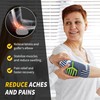 CAMBIVO 2 Pack Elbow Support Tennis Elbow Bandage with Flat