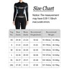 Full Body Wetsuit Women Patchwork Prints Floral Long Sleeve Diving