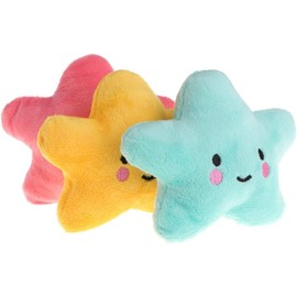HODASHI Plush Pet Dog Toys Cute Squeaky Toy for Interactive Toy Dog Chew Toy for Pet Dog Puppy Training Playing Pet Toys Small Animals Exercise Entertainment (Yellow)