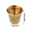 Tip Jar for Bartenders and Musicians, Stainless Steel Money Tip