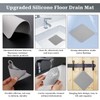 NUSKON 2 Piezas Tapón de Silicona para Drenaje de Suelo,
