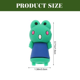 ,12pcs Cartoon Pencil Caps, Cartoon Pencil Caps, Cute Pencil Covers, Fun Pencil Covers & Protectors for Kids, Soft Pencil Top Erasers, Assorted Colors for School & Home Use, Colorful Animal