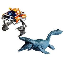 Matchbox Jurassic World, Dino Transporters, Toy Vehicle for Kids Ages 3 and Up Includes Mini Dinosaur to Carry