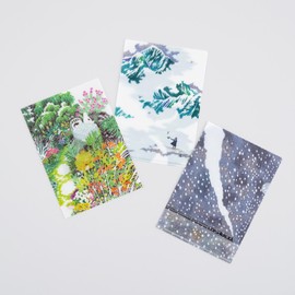 Almost Daily Notebook Iyo Okumi Clear File Iyo Okumi Original Size (Set of 3) Notebook Accessory