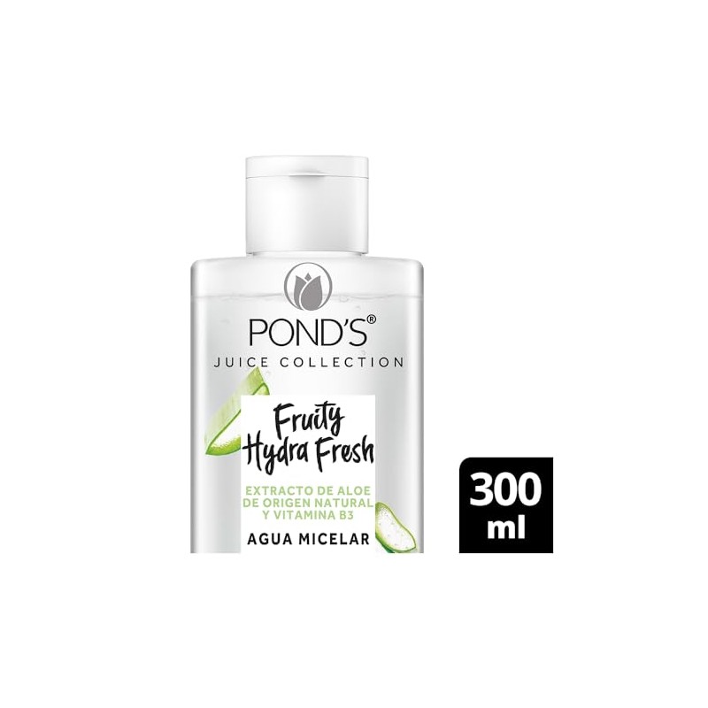 Agua Micelar Pond's Fruity Hydrafresh Aloe 300 ml
