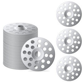 AIEX 55pcs 1 Inch Plaster Wall Repair Washers, Steel Zinc Plated Flat Washers for Drywall Ceiling