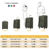 High Quality Fabric Luggage Sets 4 Pcs with Double Silent