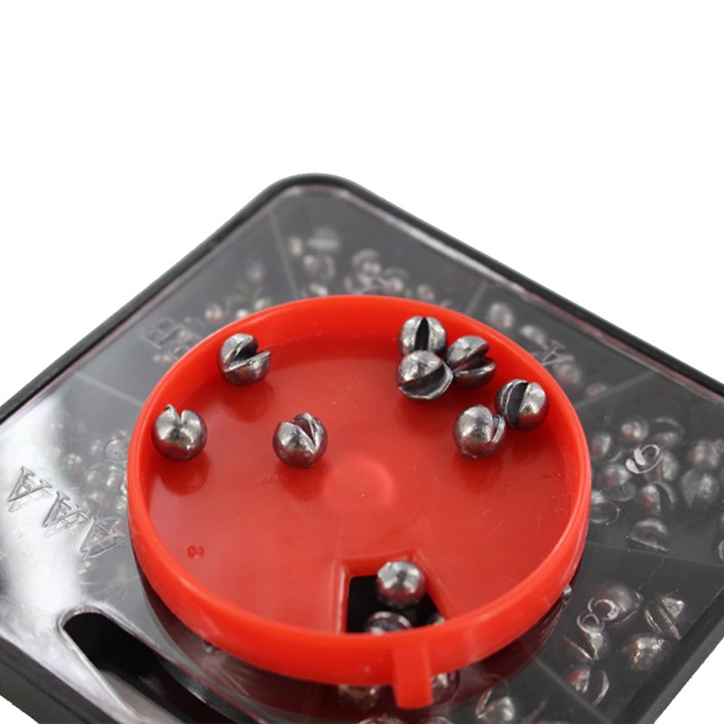 Satiskid 358PCS Split Shot Fishing Weights Set with Pliers, 7-Size