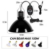 REPTI ZOO Reptile Light Fixture with Dimming Thermostat, 8.5 Inch