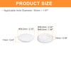 UXCELL Silicone Plugs - 1Pcs Rubber Round Snap in Locking