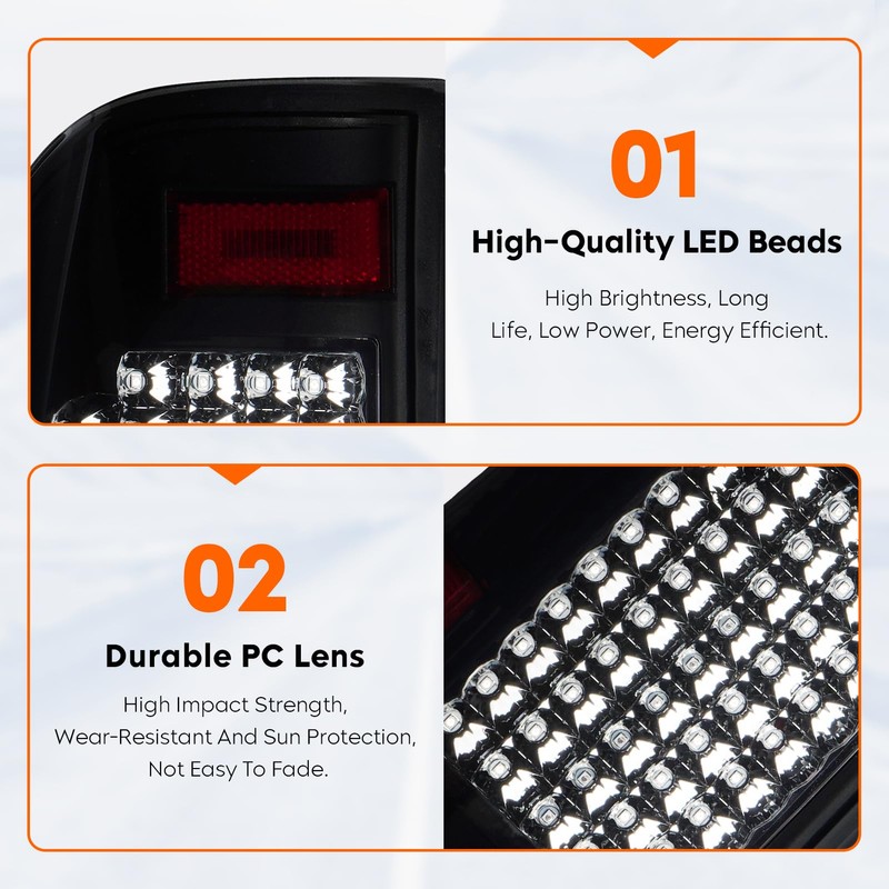 Tail Light + 3rd Third Brake Cargo Lamp for Ford