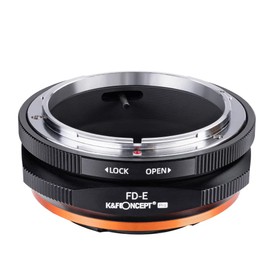 K&F Concept M13105 FD-NEX High Precision Lens Adapter Canon FD Adapter Ring for Canon FD Lens to Sony Alpha NEX E-Mount Camera