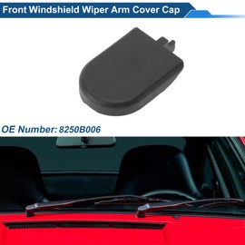 A ABSOPRO Front Windshield Wiper Arm Cover Cap for Mitsubishi Outlander 2017-2020 Windshield Wiper Arm Nut Cover Cap No.8250B006 PBT Plastic Black 1 Pc
