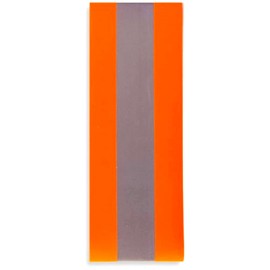 Reflective Clothing Tape Fluorescent Tape Orange 2" x 32" for Clothing Safety Fabric Webbing Trim Strip