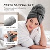 Large Microfiber Hair Towel Wrap for Women, Super Absorbent Hair