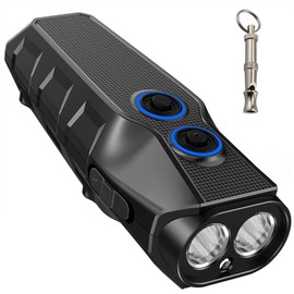 Gepopet Dog Bark Deterrent Devices & Anti Barking Device for Dogs Indoor Outdoor Barking Control Devices with Led Lights Ultrasonic Bark Stopper Behavior Training Long-Lasting Rechargeable Battery