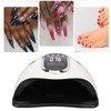 LED Nail Lamp 4 Timers Handheld with Removable Bottom Plate