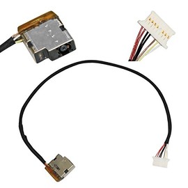 Zahara DC in Power Jack Cable Replacement for HP 17-G 17-Q /15-CS 15-CW 14-DS TPN-Q208 TPN-Q210 15-DW 15-CC 15-CD 799750-T23 799750-Y23 799750-S23 799750-F23 809295-001 TPN-Q208 TPN-Q210 Socket