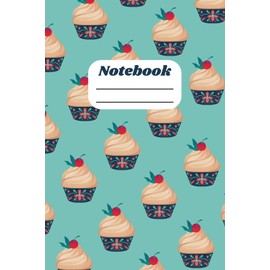 Winter Cupcake With Cherry On Top: Notebook