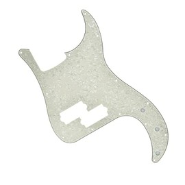 Dopro 13 Hole Precision Bass Pickguard PB P Bass Scratch Plate for USA/Mexican FD Precision Bass Aged Pearl
